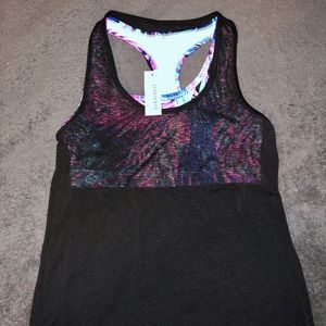 Ideology Sports Tank Top with Sports Bra NWT